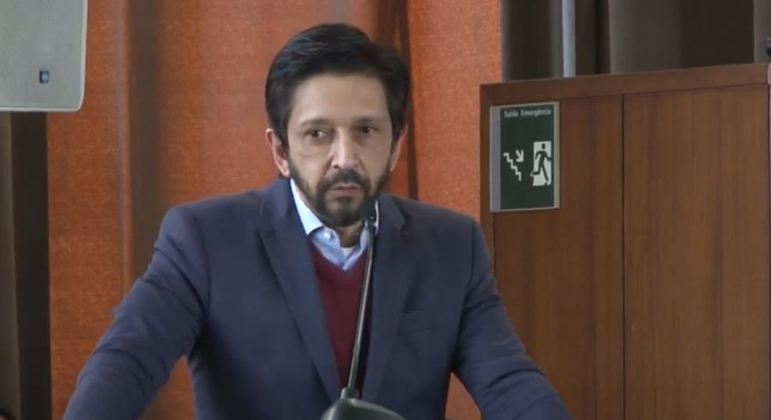 Ricardo Nunes entrega plano de metas à Câmara de Vereadores de São Paulo