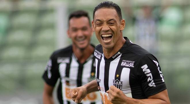 Ricardo Oliveira fez um hat-trick na estreia do Galo no Mineiro 2019