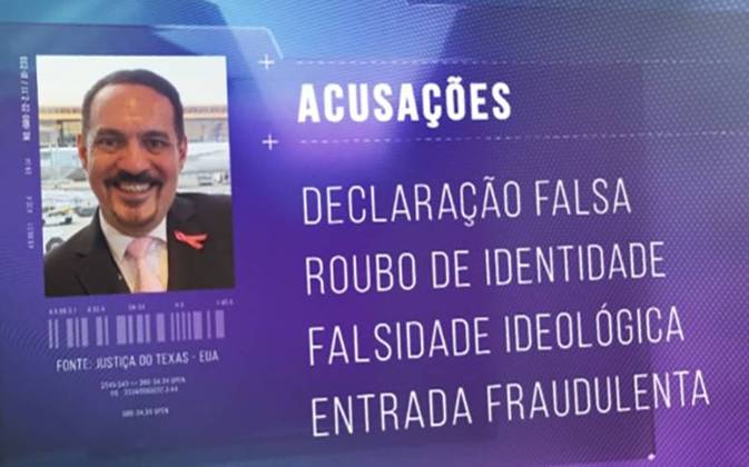 Ricardo responde pelos crimes de declaração falsa, roubo de identidade, falsidade ideológica e entrada fraudulenta em áreas de segurança de aeroportos. 