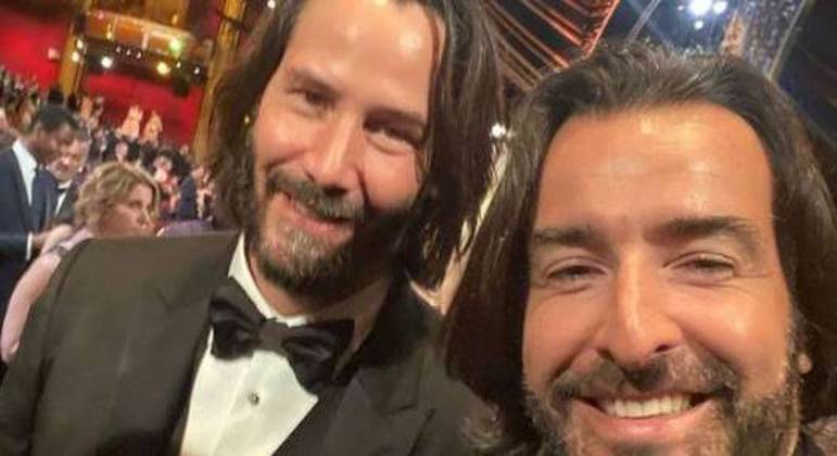Keanu Reeves e Ricardo Stuckert
