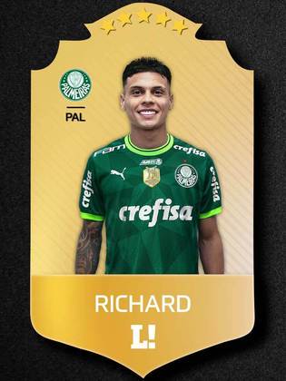 Richard Ríos - 4,0 - Entrou no segundo tempo e acabou sendo expulso após acertar o jogador adversário com o braço.