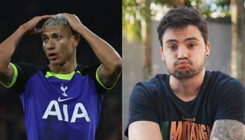 Richarlison rebate comentário de Felipe Neto: 'Calado é um poeta' (Montagem R7)