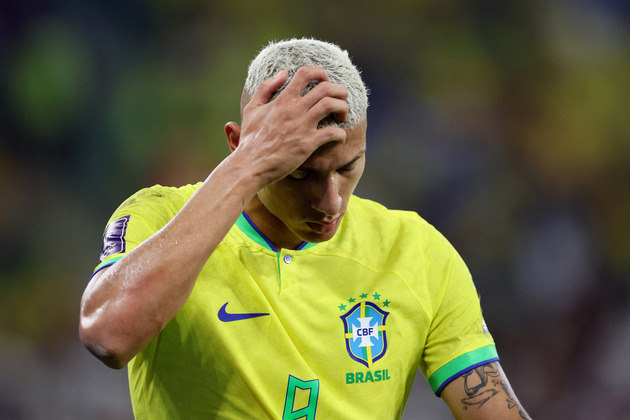 Richarlison não jogou bem e acabou sendo substituído no segundo tempo