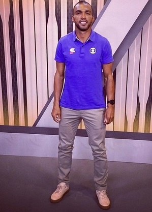 O ex-jogador Richarlyson Barbosa integra a equipe de esportes da Globo