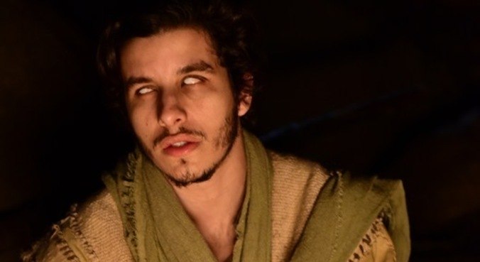 Ricky Tavares interpreta Judas Tadeu, um deficiente visual, na novela Jesus