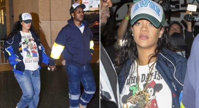 Rihanna e A$AP Rocky estariam bem após rumores de traição do rapper

