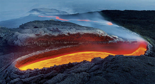 Rio de Fogo do Etna, de Luciano Gaudenzio, da Itália