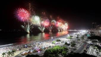 Voir les images des célébrations du Nouvel An au Brésil – Photos
