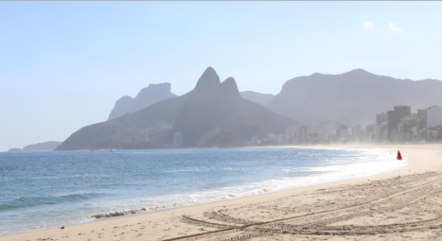 Praias ficaram fechadas no Rio neste fim de semana