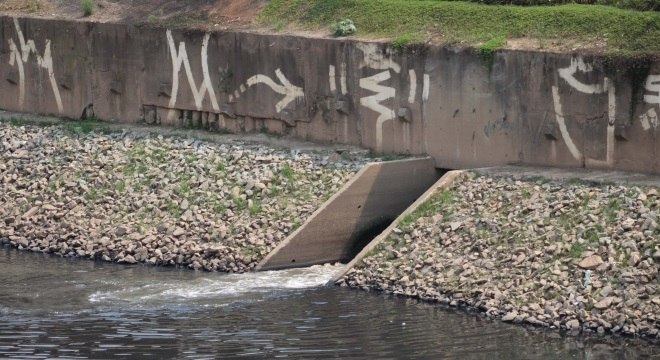 Poluição do rio registrou um aumento após três anos de queda