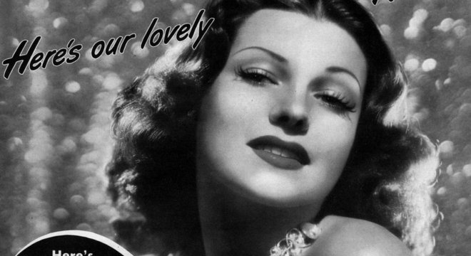 Estrelas de cinema como Rita Hayworth já estimulavam a compra de produtos na década de 1940