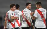 O zagueiro Angileri e o atacante Alvarés marcaram os gols do River Plate