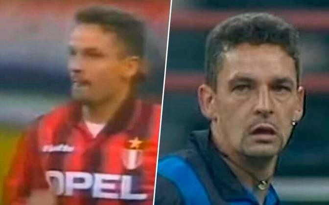 Roberto Baggio (atacante / italiano / 56 anos): Milan – 1995 a 1996 / Inter de Milão – 1998 a 1999.