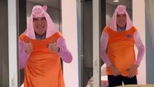Roberto Justus se veste de Peppa Pig para brincar com filha: 'Não basta ser pai'