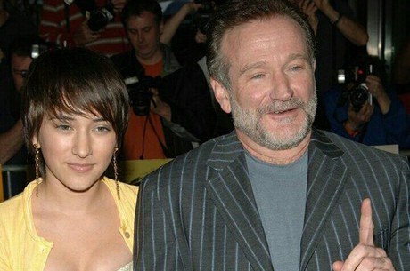 Zelda e o pai, o ator Robin Williams