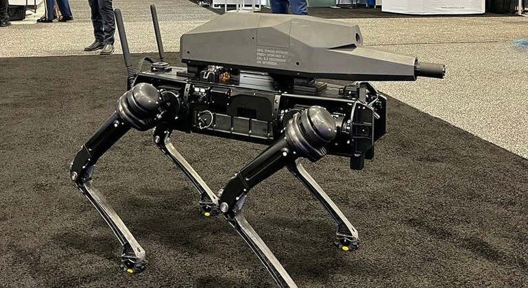Versão desarmada do robô está sendo testada pela Força Aérea dos Estados Unidos