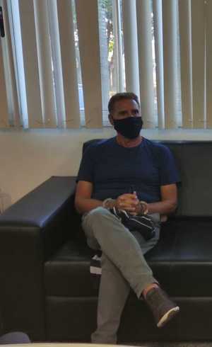 Rocco Morabito ao ser preso no Brasil (Reprodução)