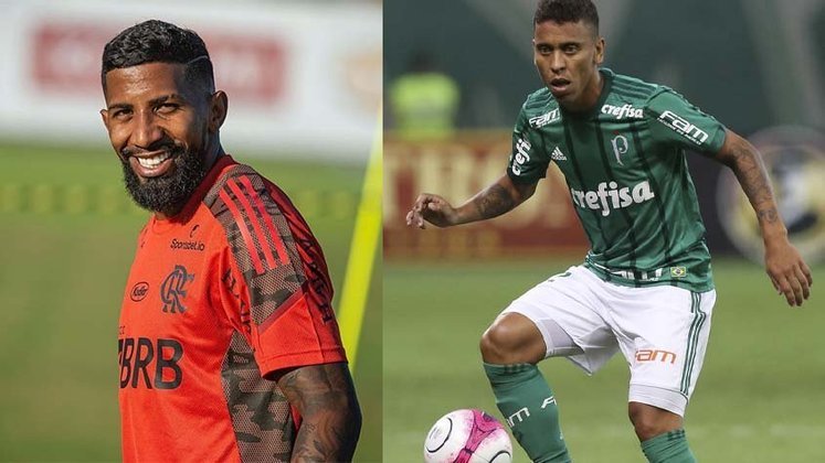 Rodinei (Flamengo) x Marcos Rocha (Palmeiras)
