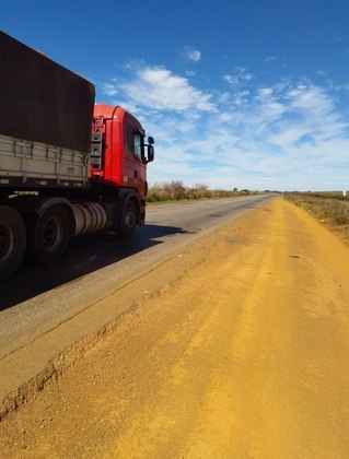 BR 158, em Jataí (GO). Foto no dia 30 de junho de 2021