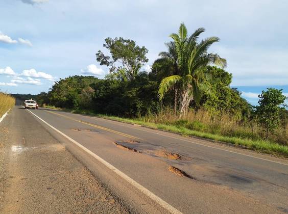 BR 230, em Cachoeirinha (TO). Foto tirada em 9 de julho de 2021