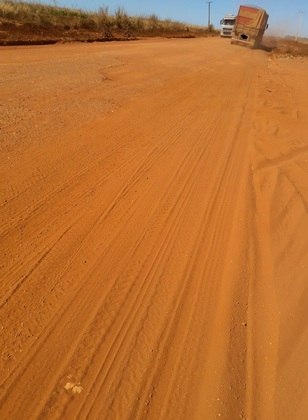 BR 242, em Nova Ubiratã (MT). Foto tirada em 1 de julho de 2021