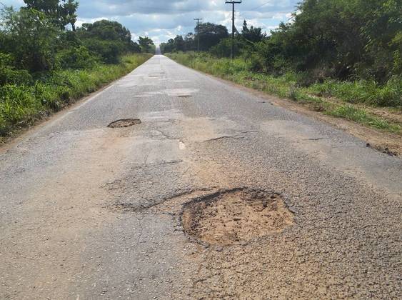 SE 210, em Moita Bonita (SE). Foto tirada em 19 de julho de 2021