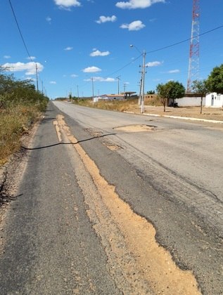 BR 230, em São Julião (PI). Foto tirada em 6 de julho de 21