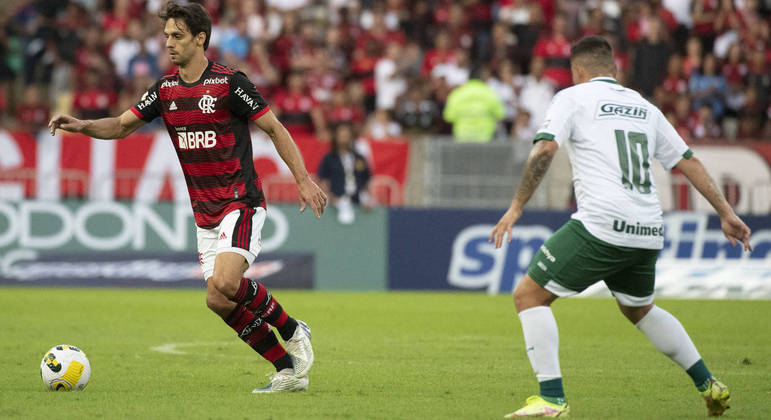 Rodrigo Caio durante a partida entre Flamengo e Goiás, pelo Campeonato Brasileiro