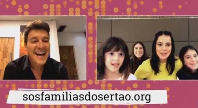 Rodrigo conversou à distância com a família