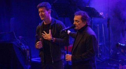 Rodrigo Faro e Fábio Jr., domingo, na "Hora do Faro"