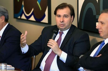O presidente da Câmara de Deputados, Rodrigo Maia