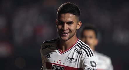 Rodrigo Nestor em partida pelo São Paulo em 2022