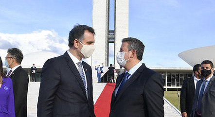 Na imagem, Rodrigo Pacheco e Arthur Lira