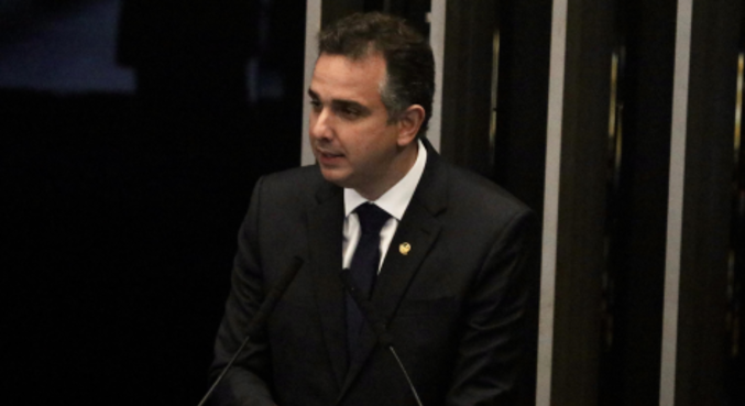 O presidente eleito do Senado, Rodrigo Pacheco (DEM-MG)