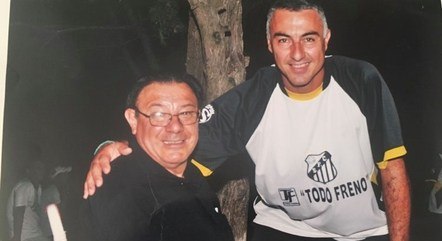 Rody, fundador, com Marcelo Martinez, ex-atleta