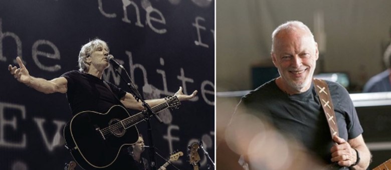 Roger Waters e David Gilmour: duelo de titãs