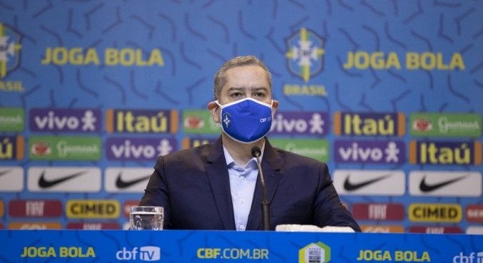 O presidente da CBF, Rogério Caboclo