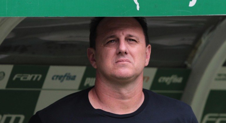 Rogério Ceni no duelo contra o Palmeiras