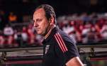 Ídolo do São Paulo, Rogério Ceni também não foi páreo para a pressão externa e acabou demitido do Tricolor paulista. O ex-treinador deixou o clube depois de 106 jogos, com 49 vitórias, 28 empates e 29 derrotas. O SP anunciou a contratação de Dorival Júnior como técnico