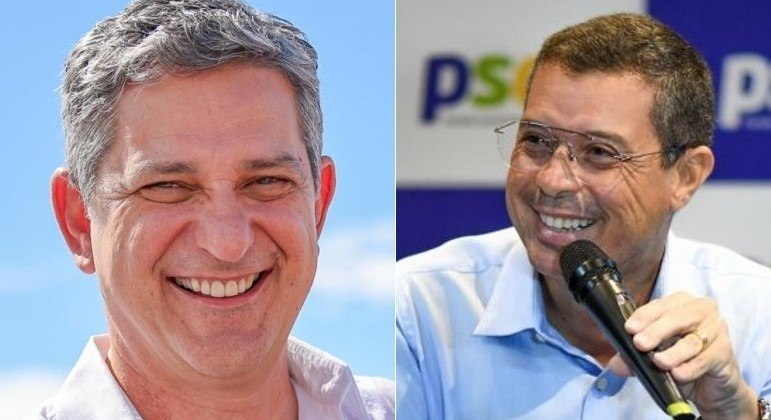 Os candidatos Rogério Carvalho (PT) e Fábio Mitidieri (PSD) vão disputar o segundo turno em SE