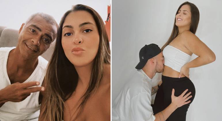 Romário celebra gravidez da filha Danielle Favatto: 'A família está crescendo'