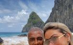 No mês passado, inclusive, o casal viajou para Fernando de Noronha e Marcelle postou fotos da viagem romântica na web