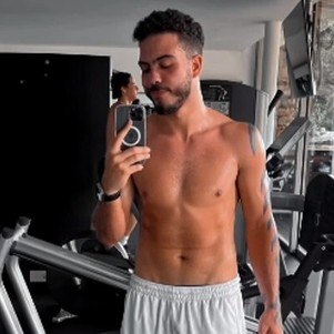 Ronald costuma postar seu treino com os seguidores
