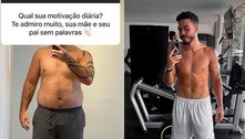 Filho de Ronaldo mostra 'antes e depois' de perder 23 kg e conta que treina 6 vezes por semana
