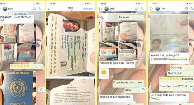 Os passaportes falsos. E a alegria da empresária que levou Ronaldinho ao Paraguai