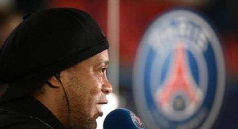 Ronaldinho Gaúcho no Parque dos Príncipes, estádio do PSG