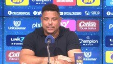 O show de Ronaldo, o dono do Cruzeiro. Não respondeu a questão alguma. E ainda saiu aplaudido como herói