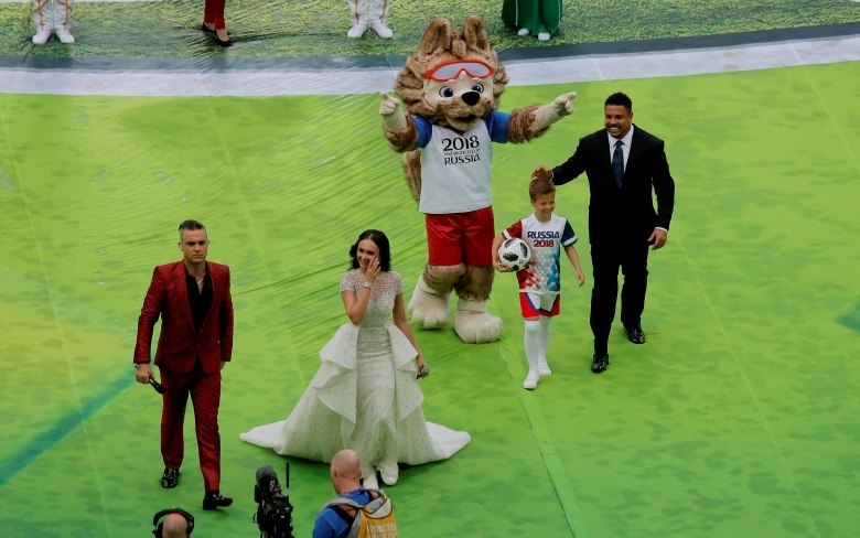 Fotos: Festa de abertura da Copa do Mundo Rússia 2018, Brasil