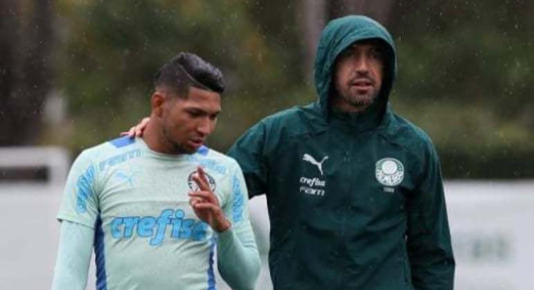 Rony e Abel Ferreira - Treino Palmeiras