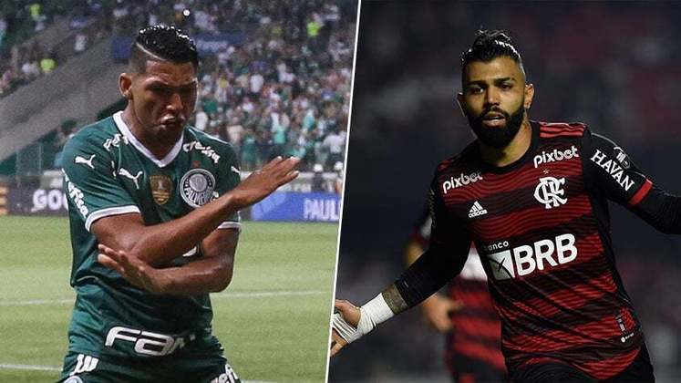 Rony (Palmeiras) x Gabigol (Flamengo)